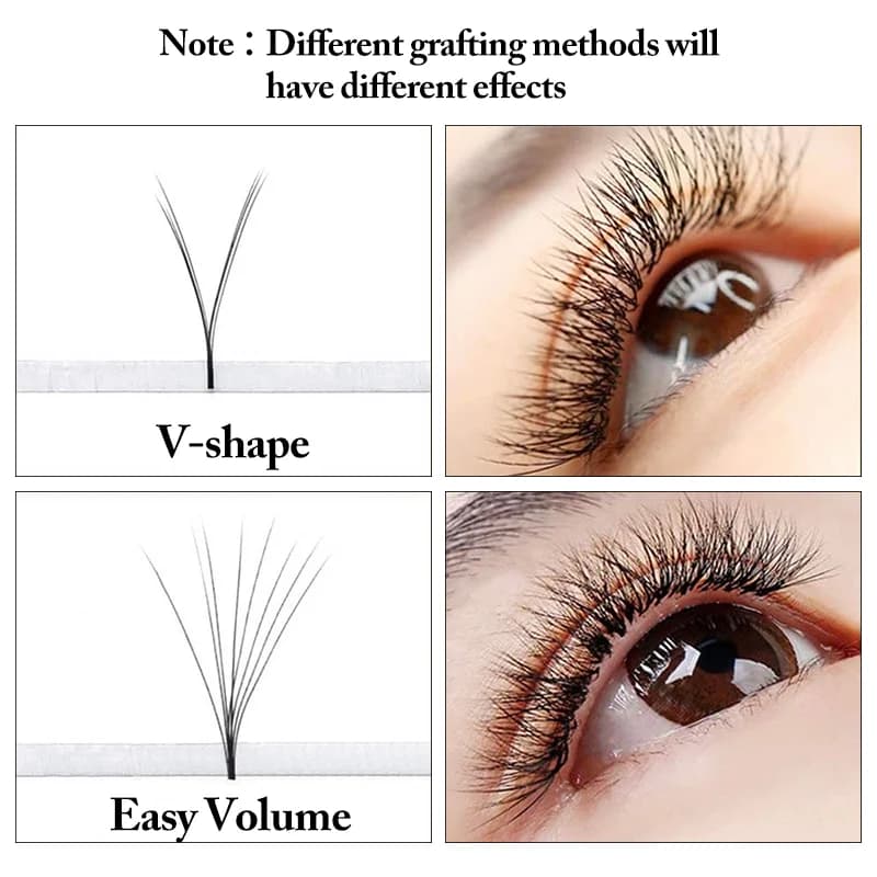 V Shape Auto-Fan Premium Individual Eyelash Extensions